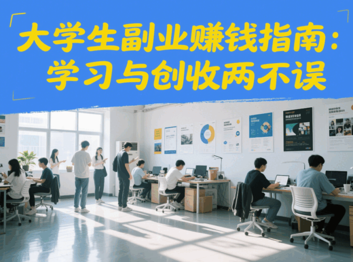 大學生副業賺錢指南：學習與創收兩不誤