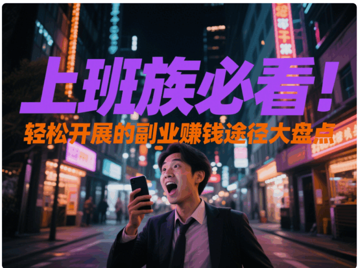 上班族必看!輕松開展的副業(yè)賺錢途徑大盤點(diǎn)-資源網(wǎng)站