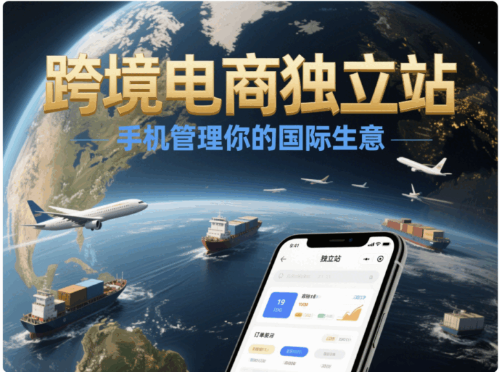 跨境電商獨立站，手機管理你的國際生意-資源網站
