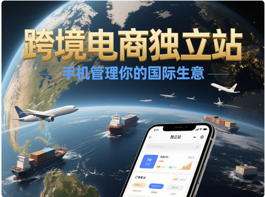 圖片[1]-跨境電商獨立站，手機管理你的國際生意