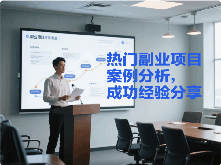熱門副業項目案例分析,成功經驗分享-資源網站