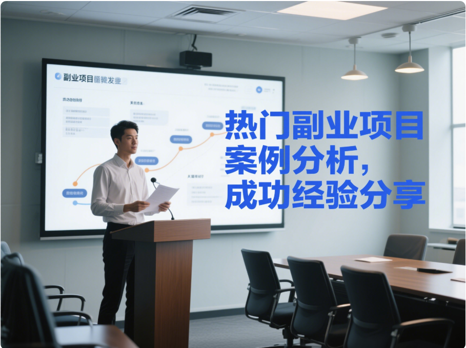 圖片[1]-熱門副業項目案例分析，成功經驗分享