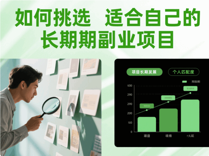 如何挑選適合自己的長期副業(yè)項目-資源網站