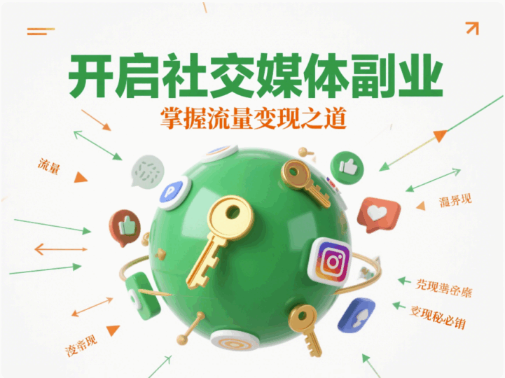 社交媒體運營副業(yè)項目，流量變現(xiàn)秘籍-資源網(wǎng)站