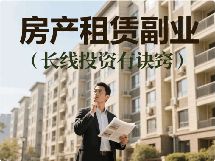 房產(chǎn)租賃副業(yè),長線投資有訣竅