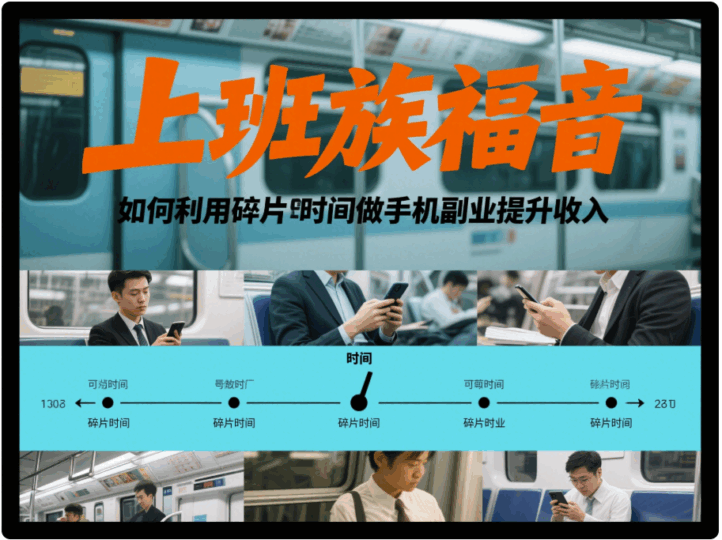 上班族福音：如何利用碎片時間做手機副業(yè)提升收入