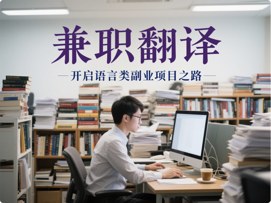 圖片[1]-兼職翻譯：開啟語言類副業(yè)項目之路