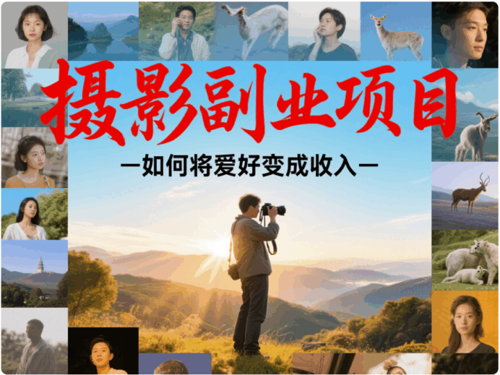攝影副業(yè)項目：如何將愛好變成收入-資源網(wǎng)站