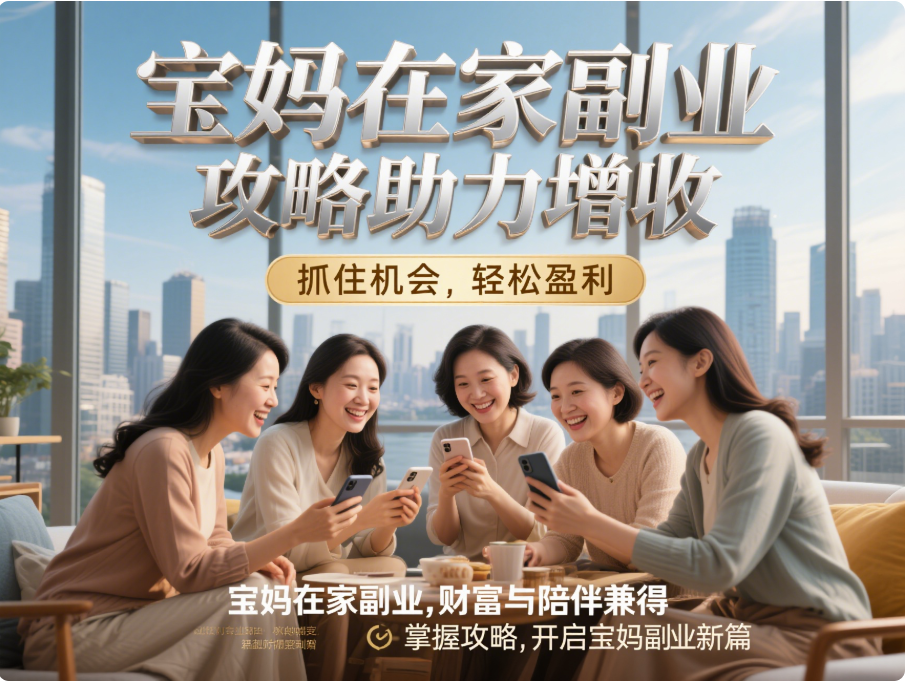 圖片[1]-寶媽必知的在家可做的副業項目攻略