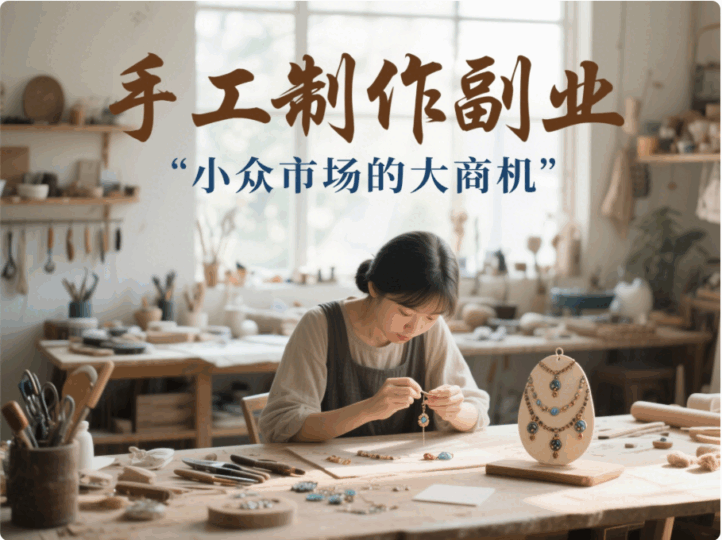 手工制作副業，小眾市場的大商機