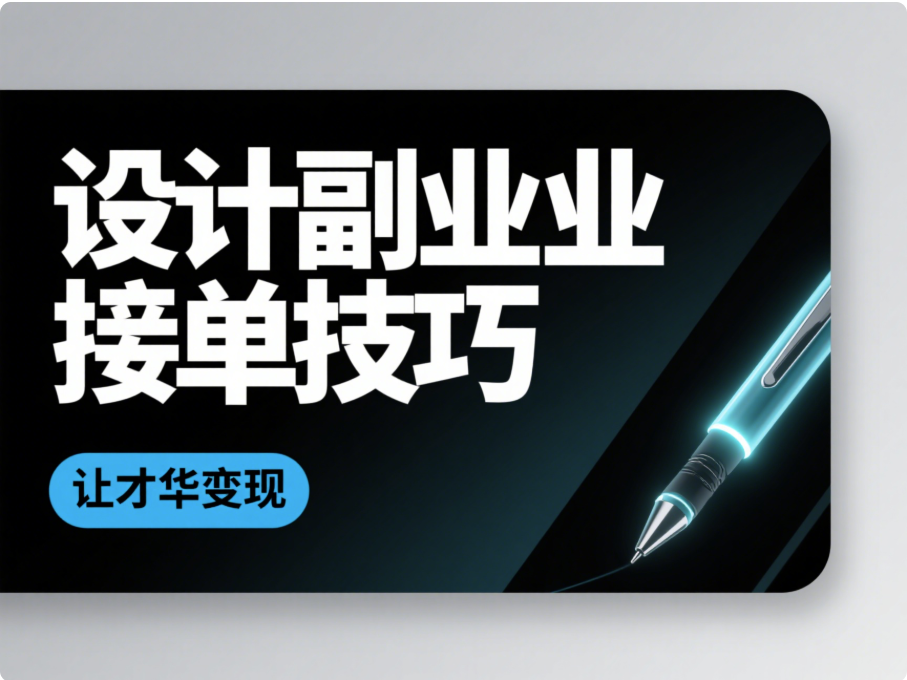 圖片[1]-設計副業接單技巧，讓才華變現