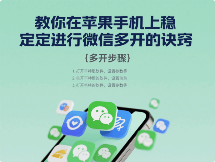 教你在蘋果手機上穩定進行微信多開的訣竅-資源網站