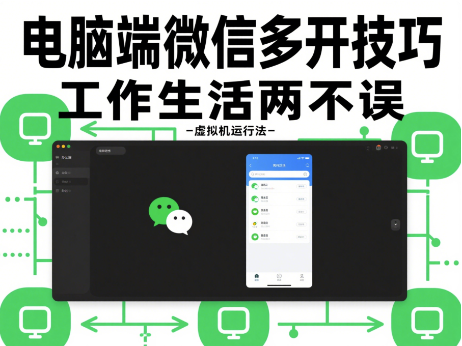 圖片[1]-電腦端微信多開技巧，工作生活兩不誤