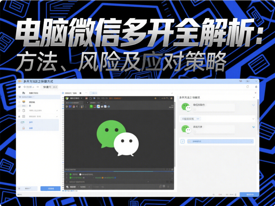 電腦微信多開全解析：方法、風險及應對策略