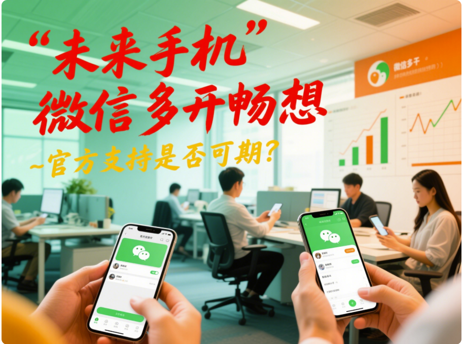 圖片[1]-未來手機(jī)微信是否有望官方支持多開？暢想與分析！-資源網(wǎng)站