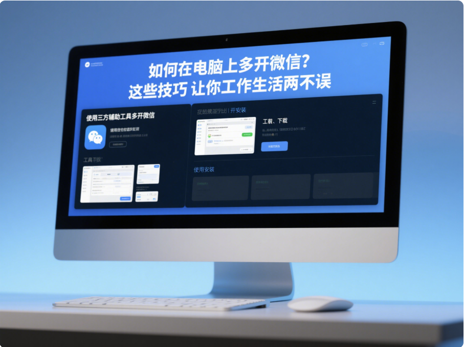 圖片[1]-如何在電腦上多開微信？這些技巧讓你工作生活兩不誤