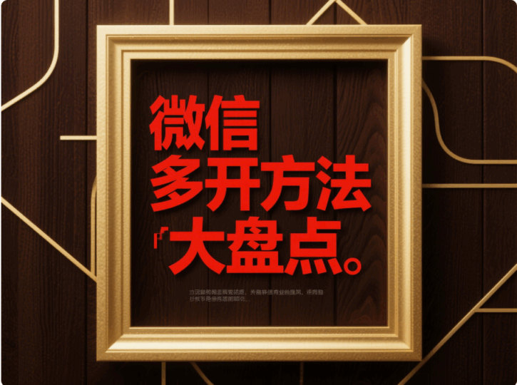 電腦微信多開的方法盤點,總有一款適合你!-資源網站