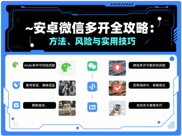 安卓微信多開(kāi)全攻略:方法、風(fēng)險(xiǎn)與實(shí)用技巧-資源網(wǎng)站