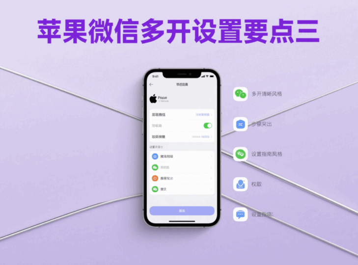 蘋果系統(tǒng)中微信多開的設(shè)置要點-資源網(wǎng)站