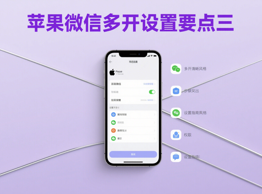 圖片[1]-蘋果系統中微信多開的設置要點-資源網站