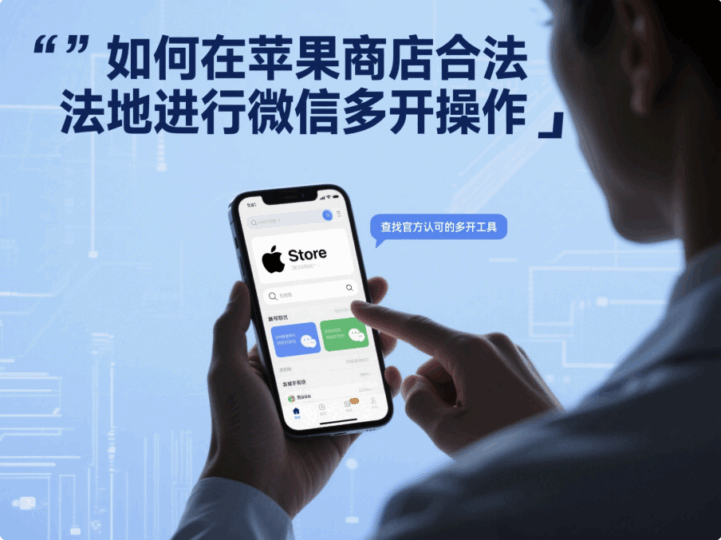 如何在蘋果商店合法地進行微信多開操作-資源網站