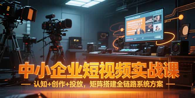 圖片[1]-中小企業短視頻營銷全鏈路方案：從認知提升到創作、投放、矩陣搭建全攻略