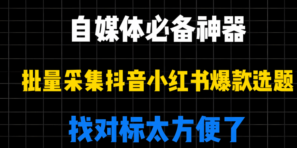 圖片[1]-抖音采集工具gui版：新手也能輕松上手的短視頻數據采集秘籍-資源網站