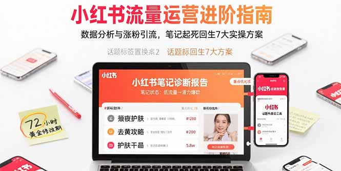 想在小紅書賺錢?這門全鏈路培養課程別錯過-資源網站