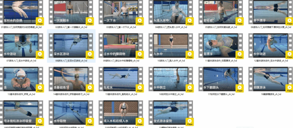 圖片[2]-2025最新游泳教學(xué)視頻合集：輕松學(xué)會各大泳姿技巧