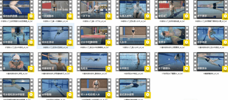 2025最新游泳教學視頻合集：輕松學會各大泳姿技巧-資源網站