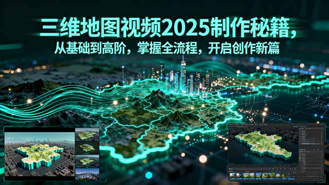 2025三維地圖視頻制作攻略:效率提升400%-爆款輕松造-資源網(wǎng)站