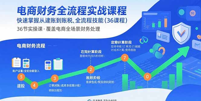電商會計全攻略：36節課掌握財務與稅務實操-資源網站