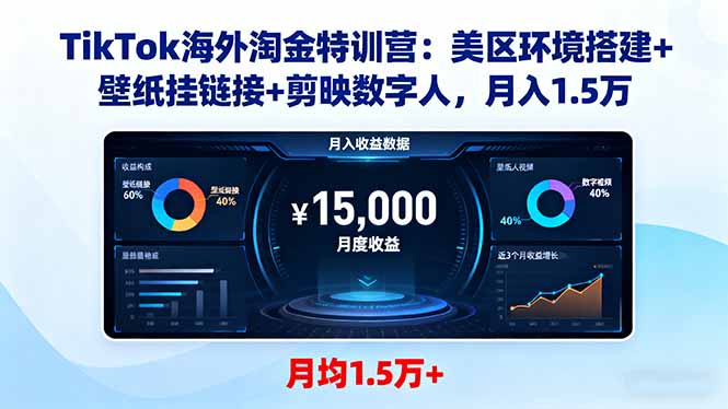 圖片[1]-TikTok海外掘金秘籍大公開-從0到1實現(xiàn)變現(xiàn)
