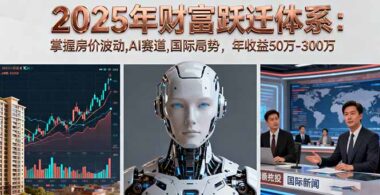 2025財富躍遷秘籍：房產、AI、國際局勢全攻略-資源網站