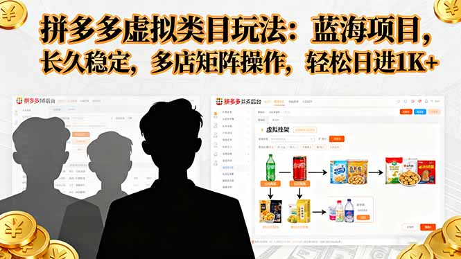 圖片[1]-工作室狂賺百萬-拼多多虛擬藍海項目