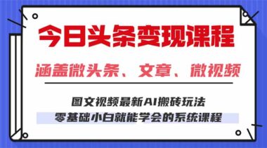 2025今日頭條寶藏項目：無腦操作-日入500+不是夢-資源網站