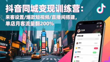 抖音賦能實體店：流量變現的30個實戰絕招