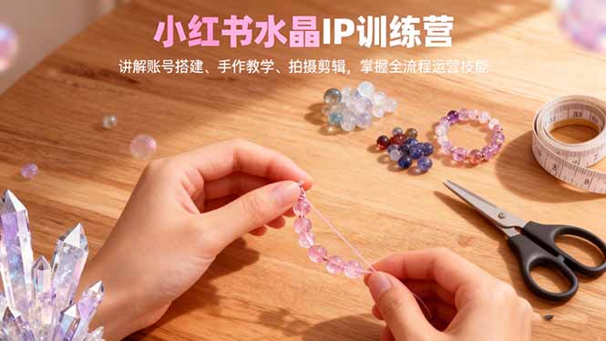 圖片[1]-30+知識點-快速打造爆款小紅書水晶賬號