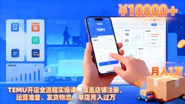 TEMU開店避坑指南:注冊、運營、發貨全流程解析-資源網站