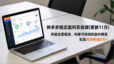 電商穩定盈利的實戰技巧與課程全攻略-資源網站