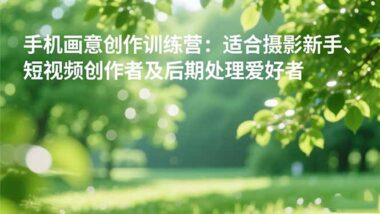 從新手到高手-手機(jī)畫意創(chuàng)作訓(xùn)練營-83節(jié)課帶你飛-資源網(wǎng)站