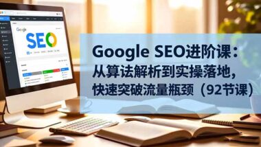 Google SEO進階秘籍：深度算法拆解+實戰操作指南-流量瓶頸一鍵突破