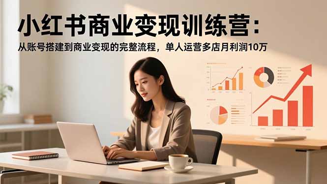 圖片[1]-小紅書電商運營實戰課：從賬號搭建到爆單的完整攻略