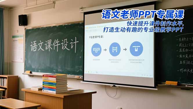 圖片[1]-語文老師PPT逆襲指南：輕松打造專業級課件-資源網站