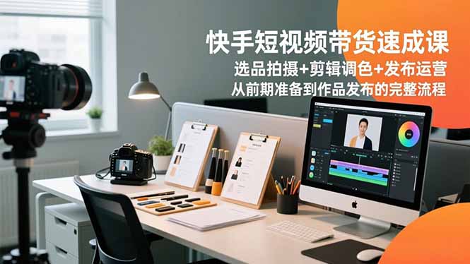 圖片[1]-零基礎(chǔ)也能玩轉(zhuǎn)快手帶貨？這門(mén)速成課給你答案