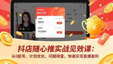 直播投流速成攻略：從零到盈利-快速掌握核心技巧