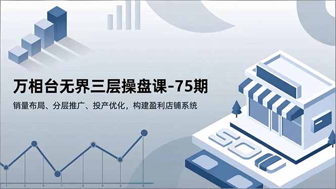 圖片[1]-淘寶盈利新捷徑：3層銷量布局-讓你的店鋪賺翻天